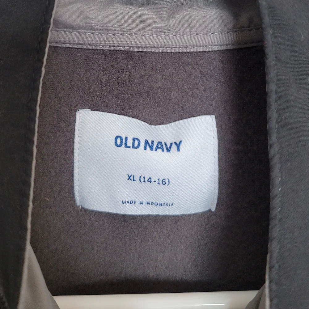 🆕️ Old Navy Boys Micro Fleece Zip Jacket in Panther